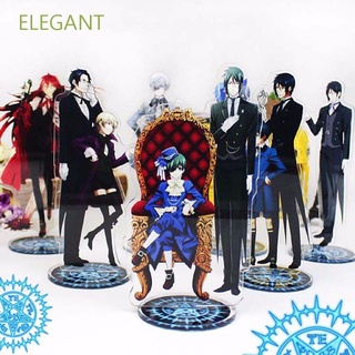 Elegant โมเดลฟิกเกอร์อะคริลิครูปการ์ตูน Black Butler Diy สําหรับตกแต่งบ้าน