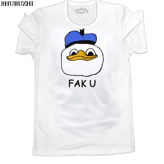 เสื้อยืด พิมพ์ลาย Uncle Dolan Meme Face Fak U Gooby สําหรับผู้ชายสามารถปรับแต่งได้