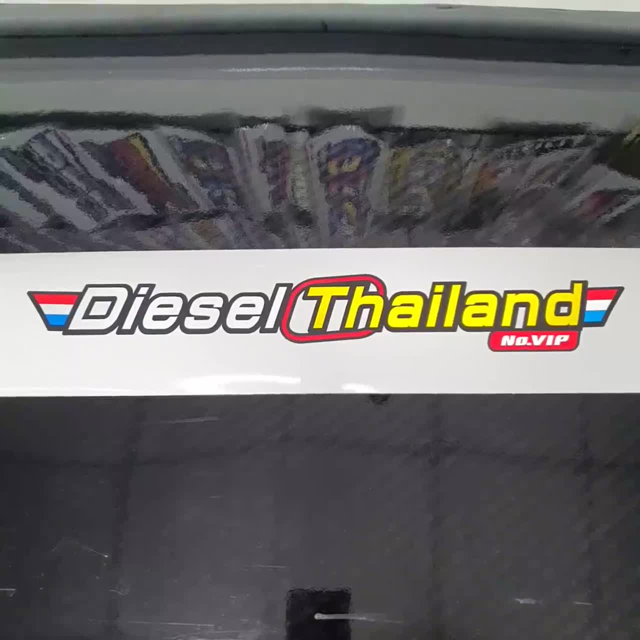 สติ๊กเกอร์ติดรถ-diesel-thailand-สติ๊กเกอร์สะท้อนแสง-งานตัดประกอบ-สติ๊กเกอร์ติดหลังกระบะ-สติ๊กเกอร์หลังรถเก๋ง