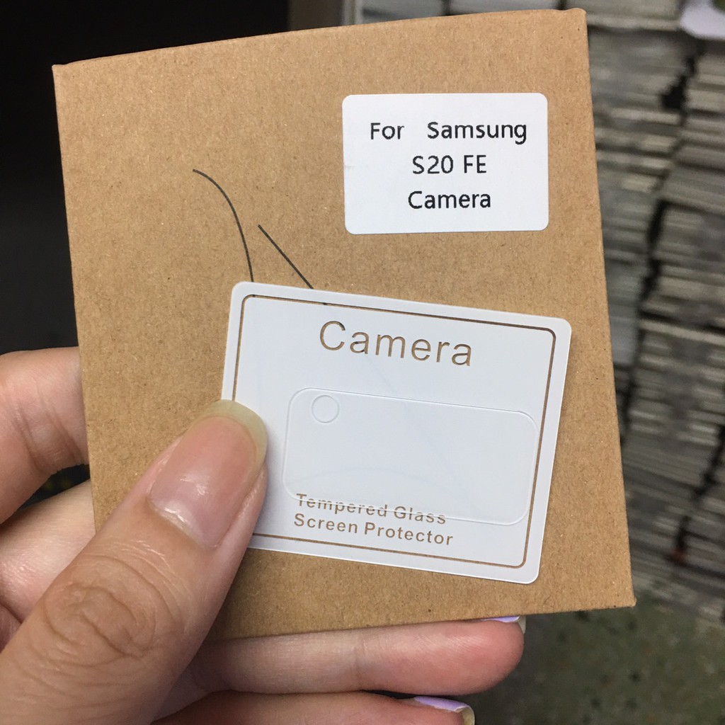 ราคาและรีวิว(พร้อมส่ง)กระจกนิรภัยครอบเลนส์กล้อง Samsung S20 FE Camera Lens Protector Glass Samsung S20 FE