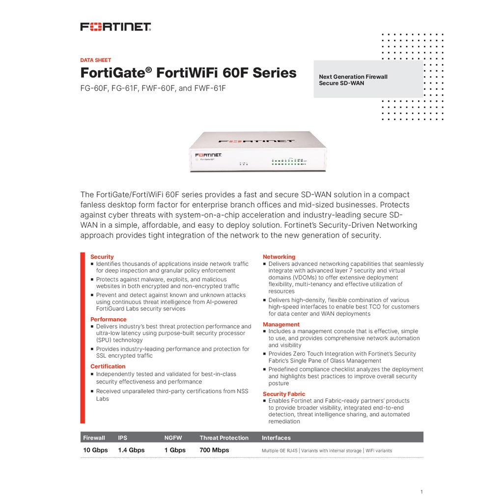 firewall-fortinet-fortigate-61f-fg-61f-bdl-811-36-เหมาะสำหรับใช้งานควบคุมเครือข่ายระดับธุรกิจขนาดใหญ่