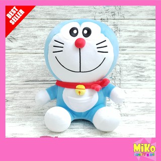 ♘ตุ๊กตา โดเรม่อน นุ่มนิ่ม (ขนาด 10 นิ้ว) ลิขสิทธิ์แท้ / Doraemon Solf 10