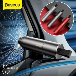 พร้อมส่ง🔥 Baseus ที่ทุบกระจกรถยนต์ ที่ตัดสายเข็มขัดนิรภัย ค้อนทุบกระจก รถยนต์ Window Glass Breaker Seat Belt Cutter