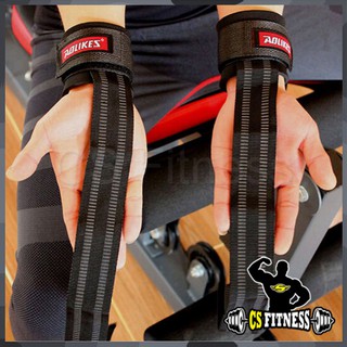 ภาพขนาดย่อของภาพหน้าปกสินค้าสายรัดข้อมือยกน้ำหนัก 2 ชิ้น Aolikes Lifting Strap จากร้าน csfitness บน Shopee