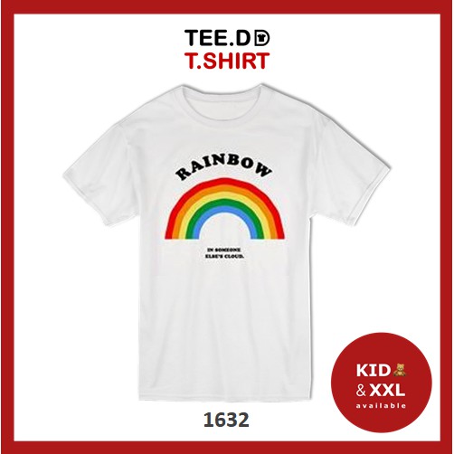 tee-dd-tshirt-เสื้อยืด-rainbow-ใส่ได้ทั้งชาย-หญิง-มีทั้งทรง-คลาสสิค-และครอป-ผ้านุ่ม-ลายสวย-ไม่ย้วย-ไม่ต้องรีด