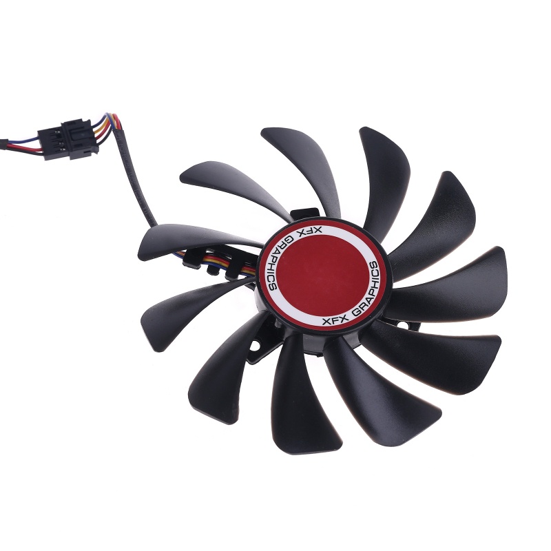 ภาพสินค้าfol 2pcs 95mm FDC10U12S9-C CF1010U12S Cooler Fan for XFX Radeon RX580 RX590 Graphics Card Cooling Fan จากร้าน followyoua.th บน Shopee ภาพที่ 5