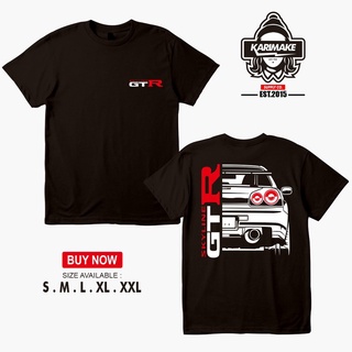 [S-5XL]เสื้อยืด พิมพ์ลายรถยนต์ Nissan R34 Godzilla Skyline Gtr สไตล์คลาสสิก ไม่ซ้ําใคร สําหรับผู้ชาย 535939