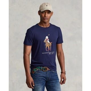 เสื้อโปโลแขนสั้น ลายหมี Ralph Lauren (MNPOTSH1N)821090410)