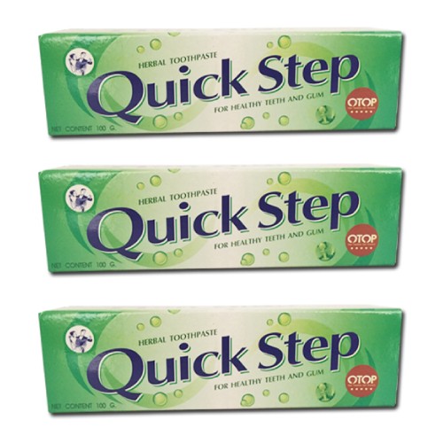 quick-step-ควิก-สเต็ป-ยาสีฟันสมุนไพรแท้-100-กรัม-x-3