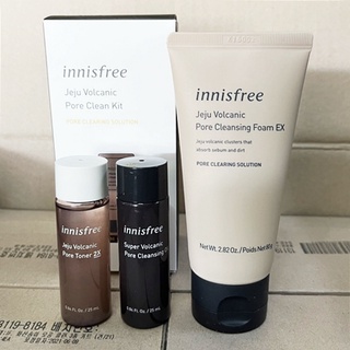 Innisfree Jeju Volcanic Pore Clean Kit โฟมล้างหน้า อินนิสฟรี