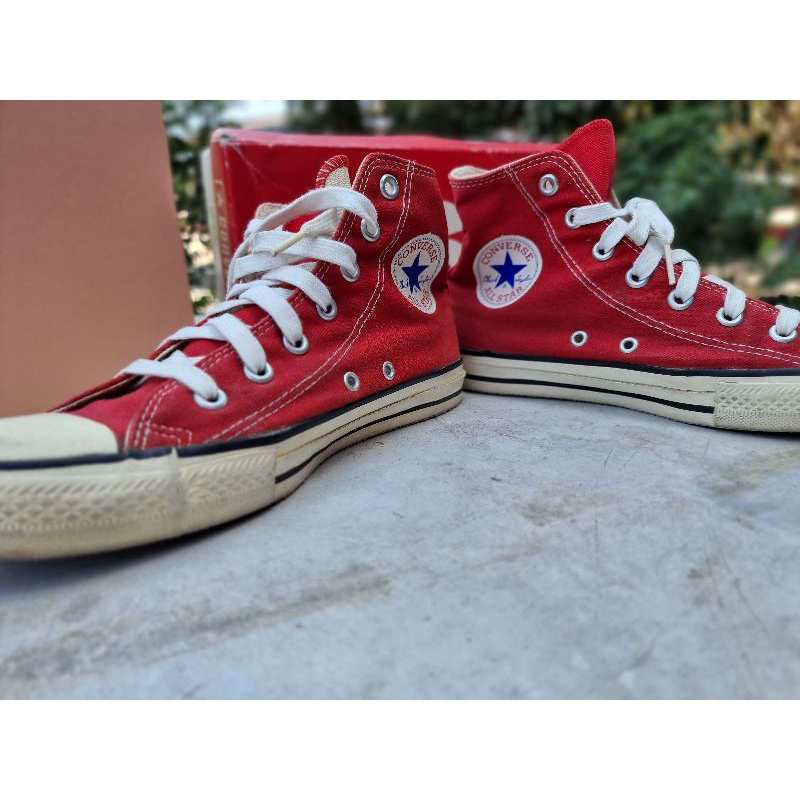 พร้องส่ง-converse-made-in-u-s-a-สีแดงหุ้มข้อ-เบอร์-6-ส่งฟรีครับผม