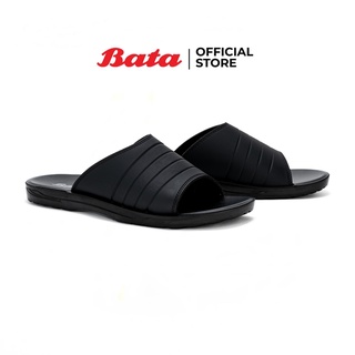 ภาพขนาดย่อของภาพหน้าปกสินค้า* * Bata บาจา รองเท้าแตะผู้ชาย รองเท้าแตะรองเท้าแบบสวม สำหรับผู้ชาย สีดำ 8616287 จากร้าน bata_officialstore บน Shopee ภาพที่ 6