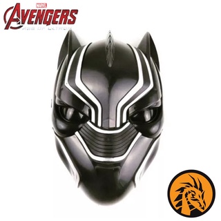 🔥พร้อมส่ง🔥หน้ากาก แบล็คแพนเธอร์ Black Panther เกรดพรีเมี่ยม กดปุ่มแล้วมีไฟที่ตา วิบวับ วิบวับ 🔅🔆 ใส่เล่นสนุกครับผม❤