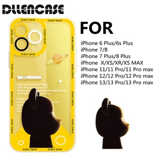 Dllencase เคสโทรศัพท์มือถือแบบนิ่ม TPU ใส กันกระแทก ลายการ์ตูน A234 สําหรับ Compatible For iPhone 14 13 Pro Max 6 Plus 6s Plus 7 7 Plus 8 8 Plus X XS XR XS Max 11 12 13 Pro Pro Max