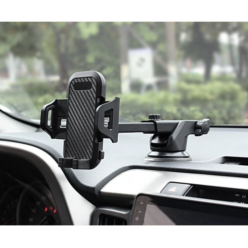 new-ตัวยึดหมุน-360-คาร์บอนไฟเบอร์-พื้นผิว-ที่วางโทรศัพท์ในรถ-รถดูด-ขายึดกล้องส่องทางไกล-วงเล็บนำทาง-car-phone-holder