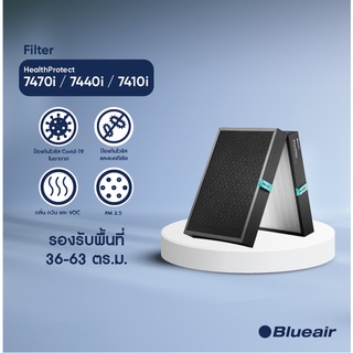 Blueair ไส้กรองอากาศ สำหรับ HealthProtect รุ่น 7410i, 7440i, 7470i