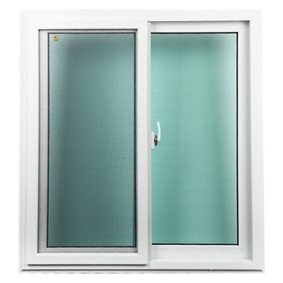 UPVC SLIDING WINDOW AZLE 100X110CM WHITE หน้าต่างบานเลื่อน UPVC AZLE 100X110 ซม. สีขาว หน้าต่างบานเลื่อน หน้าต่างและวงกบ