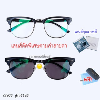 สินค้า แว่นตาตัดเลนส์มัลติโคทออโต้ ตัดพิเศษตามค่าสายตา รหัส CGC10