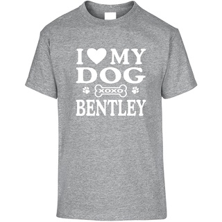 2020 Diva Joy I LOVE (HEART) MY DOG BENTLEY LARGE Funny Unisex T-Shirt discount