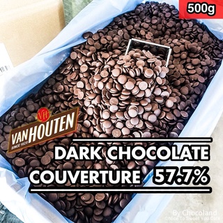 ‼️57.7%‼️ Van Houten Dark Chocolate ดาร์คช็อกโกแลตแท้