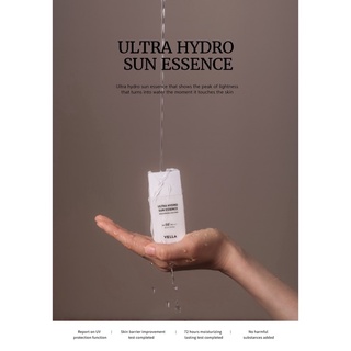 VELLA Ultra Hydro Sunblock Essence SPF50+ PA++++ (30ml)