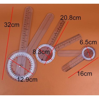 โกนิโอมิเตอร์ ไม้บรรทัด วัดองศา Goniometerวัดองศาการเคลื่อนไหว
