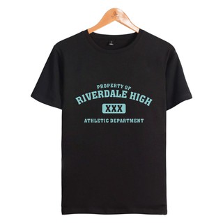 Alimoo riverdale Summer เสื้อยืดผ้าฝ้ายแขนสั้นสำหรับผู้ชายและผู้หญิง XXS 4 XL