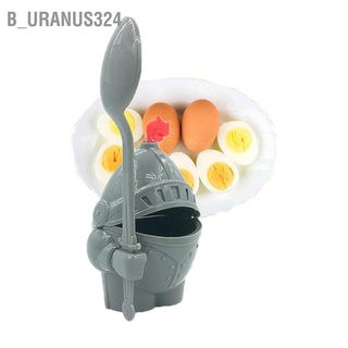 B_Uranus324 ถาดวางไข่พลาสติก แบบพกพา ถอดออกได้ พร้อมช้อน