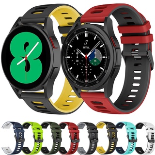 สินค้า สายนาฬิกาข้อมือซิลิโคน 42 มม. 46 มม. สําหรับ Samsung Galaxy Watch4 Classic 40 มม. 44 มม.