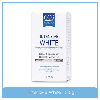 COS Coseutics Intensive White Cream - 30 กรัม ครีมเพื่อผิวกระจ่างใส