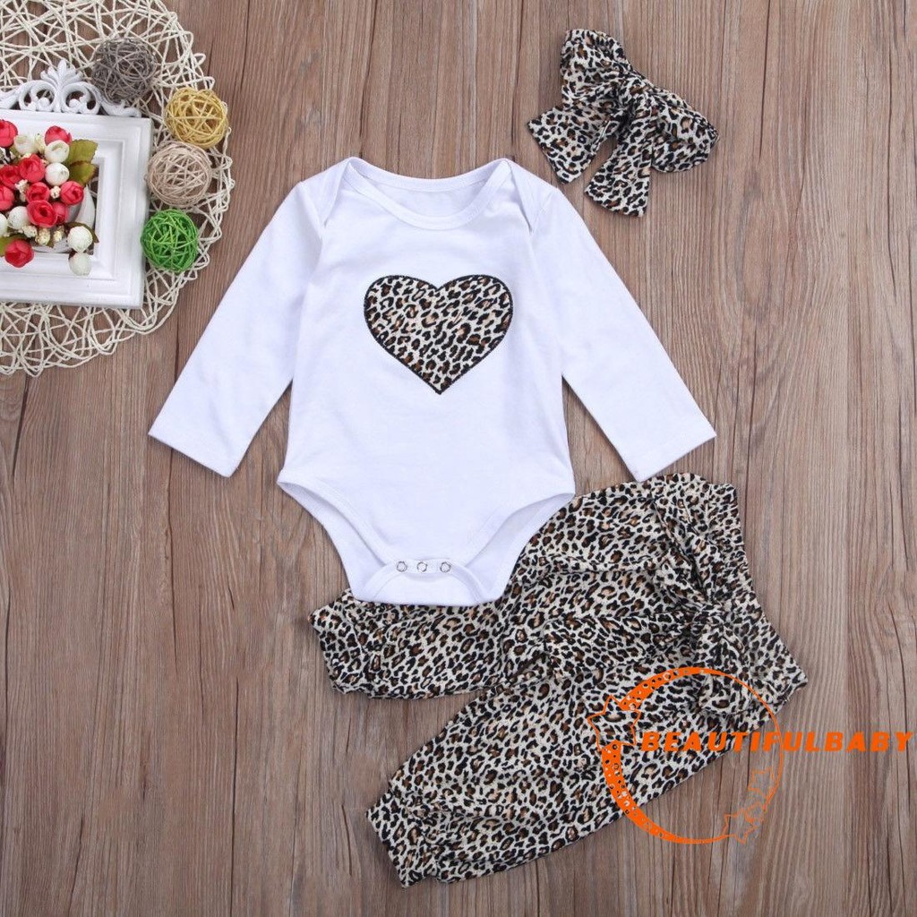 uaa-0-24m-ทารกแรกเกิดเสื้อผ้าเด็กทารกเสื้อผ้า-leopard-romper-tops-long-pants-outfits-set