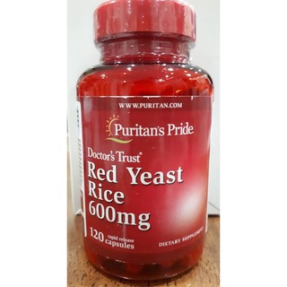 ภาพหน้าปกสินค้า(EXP 06/2025) Puritan Red Yeast Rice 600 mg 120เม็ด ข้าวยีสต์แดง ที่เกี่ยวข้อง