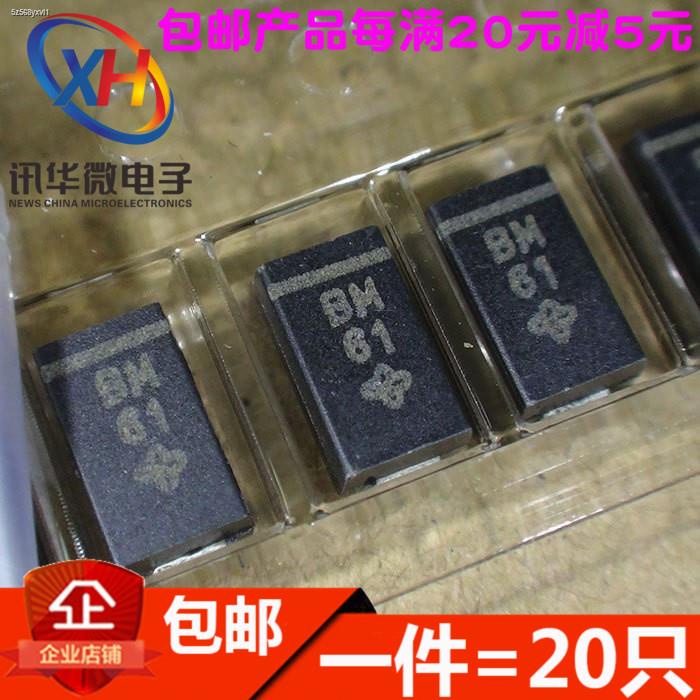 smaj15a-sma-15v-ทิศทางเดียว-bm-หน้าจอไหม-tvs-ไดโอดปราบปรามชั่วคราว-do-214ac-20-ชิ้น