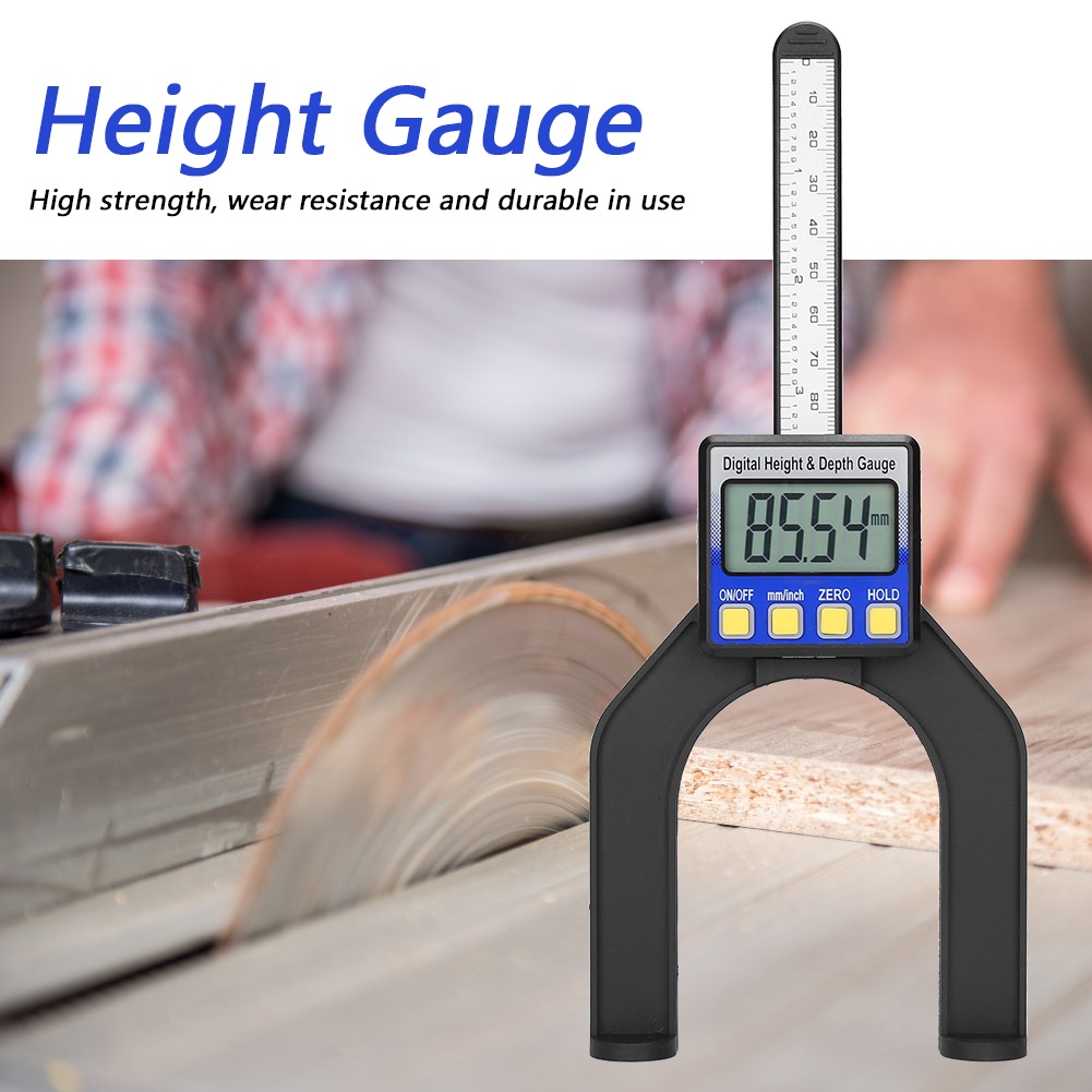 Industrial Shop 0-80mm Digital Precision Height Aperture Depth Gauge ...