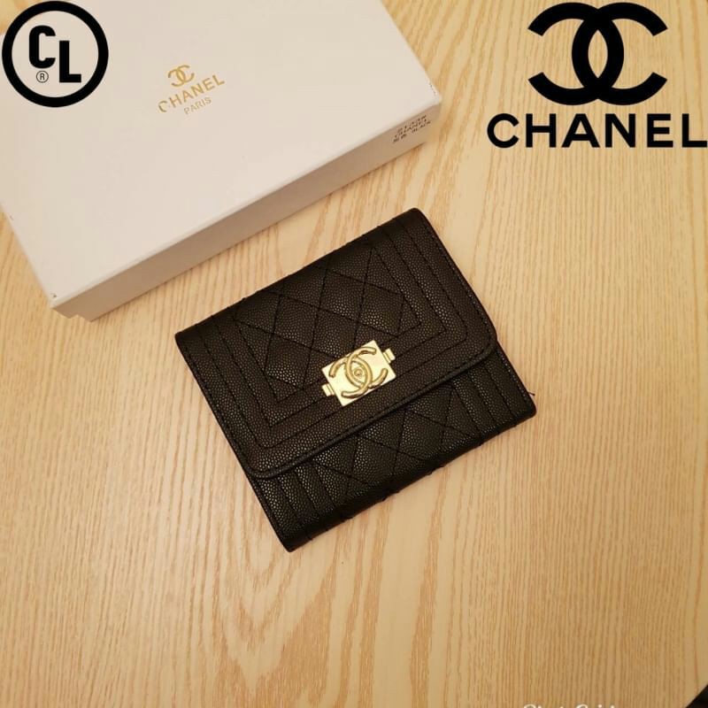 กระเป๋าสตางค์ใบสั้น์chanel-wallet-styleกระเป๋าสตางค์พร้อมกล่อง