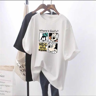 สินค้าใหม่เสื้อยืดแฟชั่น ลายมิกกี้เมาส์ มี2 สี