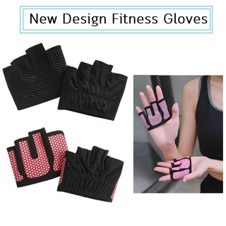 ภาพหน้าปกสินค้าถุงมือฟิตเนส กันลื่น ดีไซน์ครึ่งฝ่ามือ Half Palm Design Fitness Gloves ที่เกี่ยวข้อง