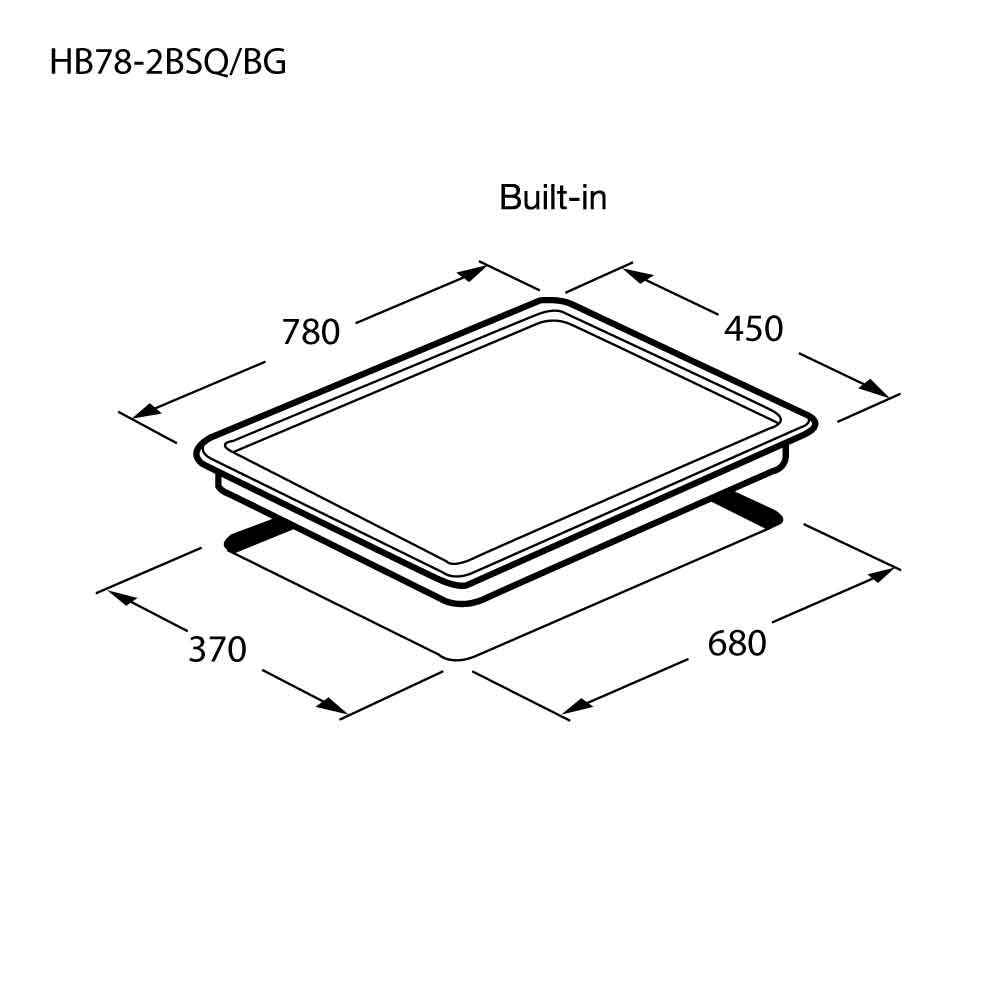 eve-เตาแก๊สฝัง-hb78-2bsq-bg-ฐานกระจกนิรภัย