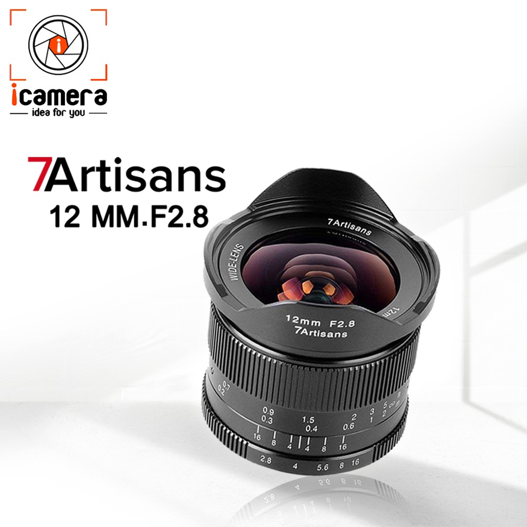 ภาพหน้าปกสินค้า7Artisans Lens 12 mm. F2.8 Super Wide For Mirrorless  เลนส์มือหมุน จากร้าน icamera_gadgets บน Shopee