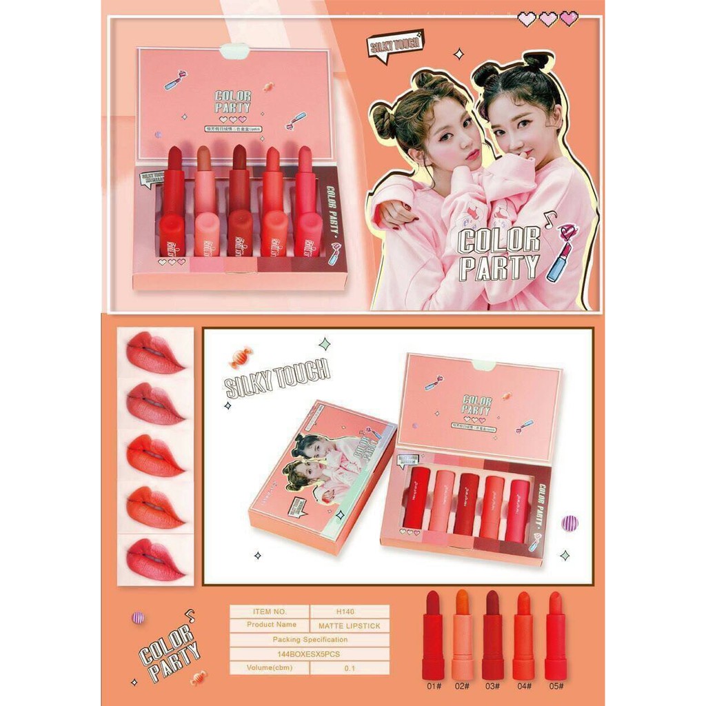 hengfang-color-party-lipstick-new-มาใหม่จร้า