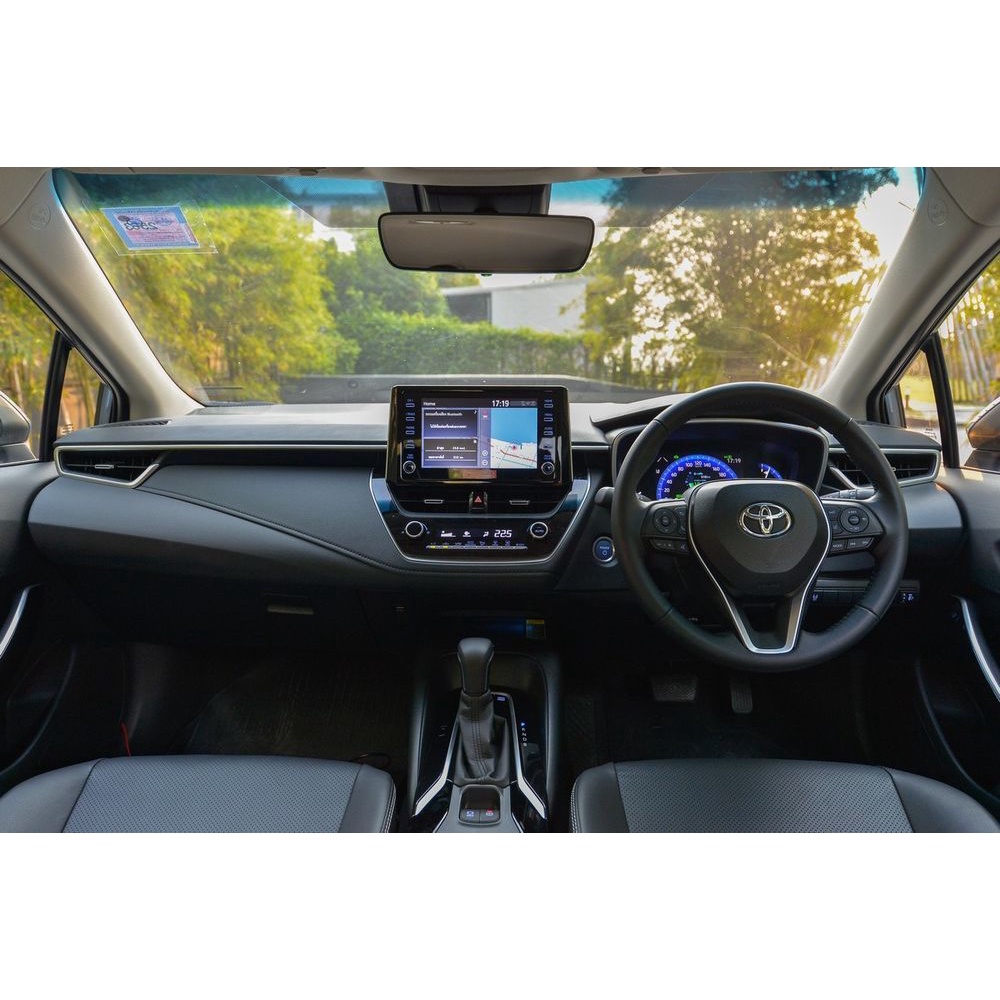 พรมปูคอนโซลหน้ารถ-สีดำ-โตโยต้า-อัลติส-toyota-altis-ปี-2019-ปัจจุบัน-พรมคอนโซล-พรม