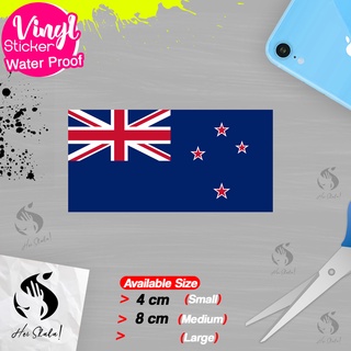 สติกเกอร์ไวนิล ลายธงชาตินิวซีแลนด์ กันน้ํา สําหรับติดตกแต่ง