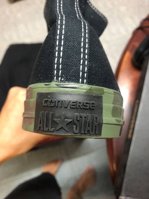 ขาย-converse-size-9-5-สี-black-dolphin-white-ใหม่