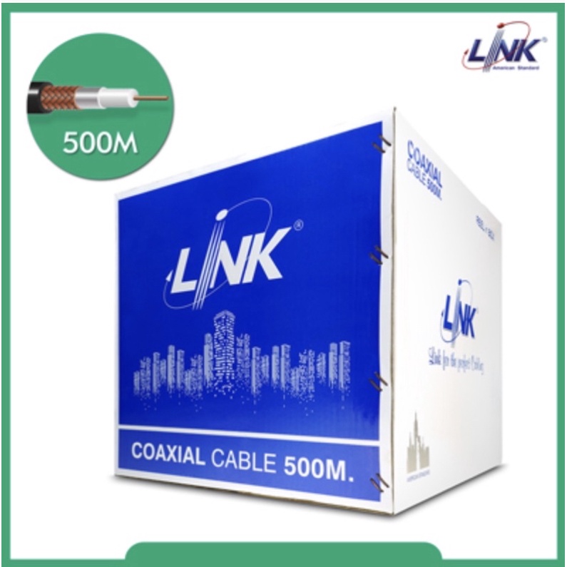 LINK CB-0108P RG 6/U Outdoor Cable Black PE Jacket, 95% Shield MILITARY ...