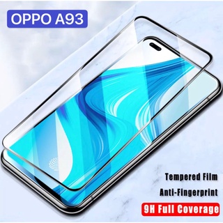 F ฟิล์มกระจกเต็มจอ OPPO A93 ฟิล์มกระจกนิรภัยเต็มจอ ฟิล์มออฟโป้ ฟิล์มกระจกกันกระแทก Oppo A93  (ส่งจากไทย)