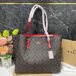 กระเป๋า COACH MOLLIE TOTE IN SIGNATURE CANVAS (COACH 1665)