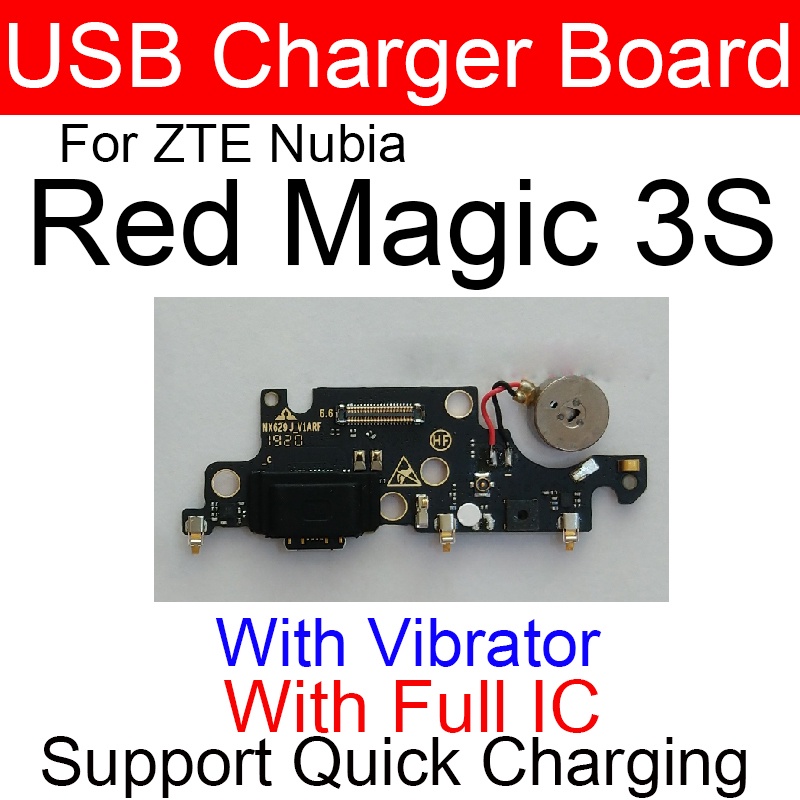 ภาพสินค้าโปรโมชั่น บอร์ดชาร์จ USB พร้อมเครื่องสั่น แบบเปลี่ยน สําหรับ ZTE Nubia M2 Play N3 Red Magic 3 3S X Z11 mini Z17 miniS Z17S Z18 จากร้าน cosmic.th บน Shopee ภาพที่ 2