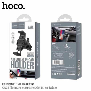 cherry ขาตั้งมือถือในรถติดช่องแอร์ Hoco CA38 Universal Car Air Vent Outlet Mount Clip, Mini Phone Clamp Holder Bracket