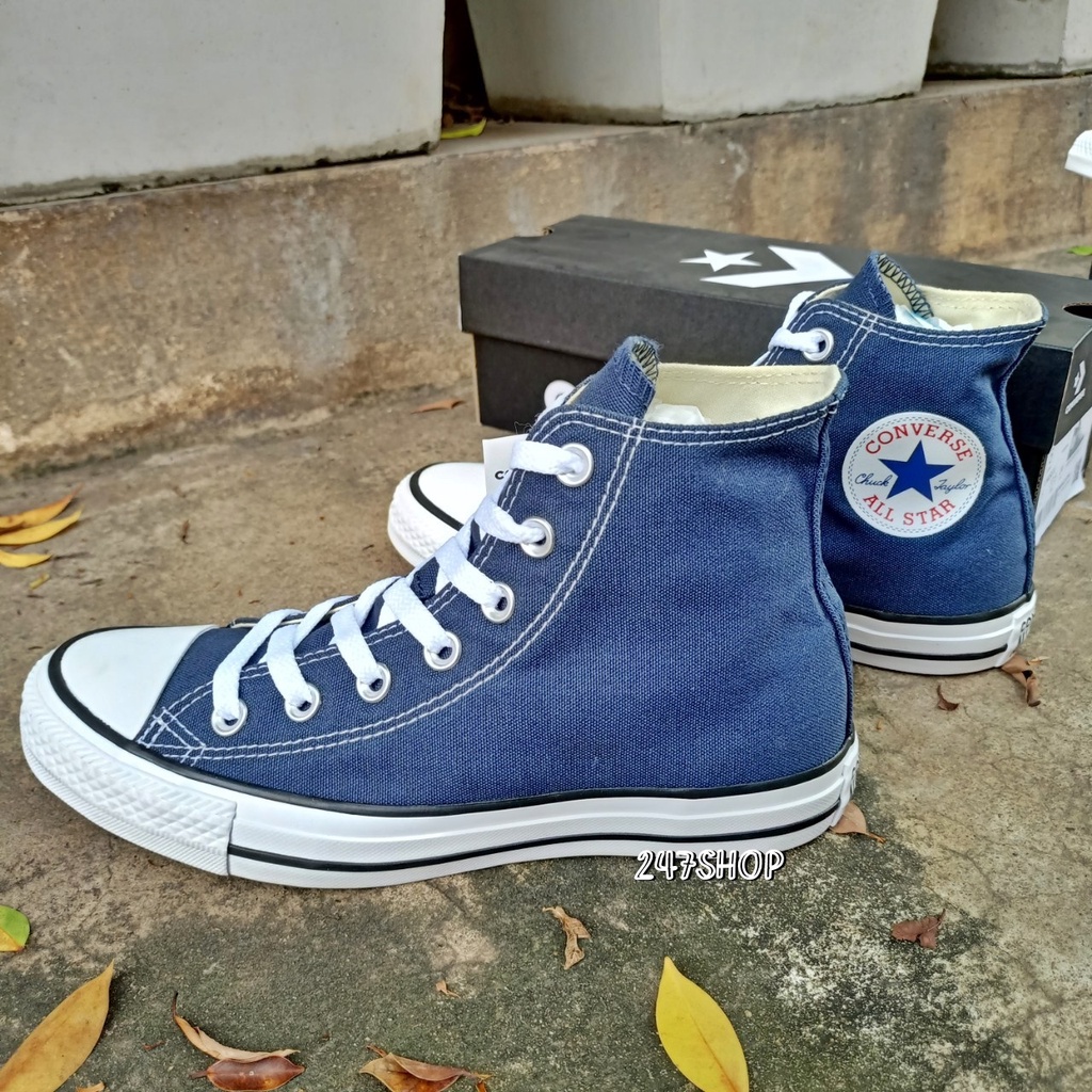 รองเท้าคอนเวิร์สหุ้มข้อ-คอนเวิร์ส-converse-all-star-hi-navy-m9622cna-แท้-100-พร้อมส่ง