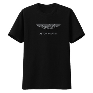 เสื้อผ้าผชการปรับแต่ง
 เสื้อยืดแขนสั้น คอกลม ผ้าฝ้ายแท้ พิมพ์ลายโลโก้รถยนต์ Aston Martin 4S แฟชั่นฤดูร้อน สําหรับผู้ชายS